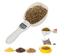 Electronic Measuring Spoon with Conversion, Adjustable Digital Food Measuring Scoop Scale, High Precision Kitchen Gadget with Lcd Display, Portable Tool for Pet Dog Cat Food (1pc)