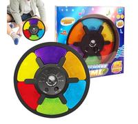 Electronic Memory Game - 6 Inch Color Model, Tabletop Illuminated Brain Toy | Training Concentration Interactive Sound Feedback Experience for Boys Girls