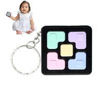 Electronic Memory Game | Battery Operated Indoor Educational Toys and Lights for Kids,Easy to Use Hand Toys with Hanging Chain for Handbags, Keys, Backpacks