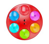 Electronic Memory Game: Red, 3 Modes Interactive Toy, Lights and Sounds Pattern Set, Portable, Repeated Challenge, Portable Travel Size | Kids a Parti