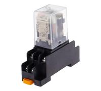 Electronic Micro Mini Electromagnetic Relay 10A 8PIN Coil DPDT With Socket Base DC12V,24VAC110AC220V(DC,380V)