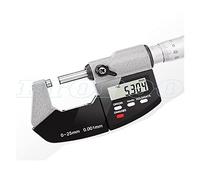 Electronic Micrometer Gauge 0-25mm, Digital Outside Caliper with Carbide Tip, Precision Measurement Tool for Accurate 0.001mm Reading, Professional Measurement Equipment