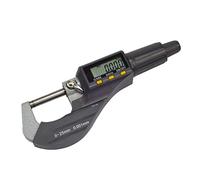 Electronic Micrometer Gauge 0-25mm, Digital Outside Caliper with Carbide Tip, Precision Measurement Tool for Accurate 0.001mm Reading, Professional Measurement Equipment