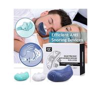 (Electronic Model White) Micro Electric Cpap Noise Anti Snoring Device Sleep Aid Stopper Apnea Stop Snore