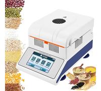 Electronic Moisture Analyzer,High Precision Halogen Tester Meter Heating Technology for Accurate Measurement, Intelligent Operation,Multiple Modes for Powder, Grain, Tea(100g/0.001g)