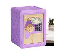 Electronic Money Bank - Coin Savings Bank, Password Code Lock, Sturdy Construction, Fun Kids Toy, Interactive Cash Saving Can | Works for coin collection, learning responsibility, birthday or holiday
