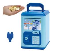 Electronic Money Bank, Musical Coin Saver 480g, Fun Saving Toy, Educational Gift, for Kids 5-10 Years, Ideal on Christmas Birthday Easter Home Camping Airplane Use 5.12x5.12x7.48 Inches