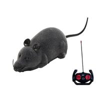 Electronic Mouse Cat Toy - RC Mouse Cat Toy, RC Electronic Mouse Flocking Mouse Toy Interactive Cat Toy Fun for Cats Pets Moves Like a Real