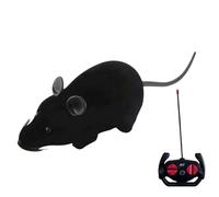 Electronic Mouse Cat Toy - RC Mouse Cat Toy, RC Electronic Mouse Flocking Mouse Toy Interactive Cat Toy Fun for Cats Pets Moves Like a Real