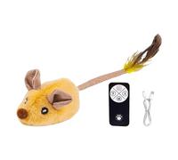 Electronic Moving Toy - Battery Operated, Squeaky Cats | Remote Controlled Interactive Cat Toy for Pets Indoor Pets, Fun Motion to Control the Activity and