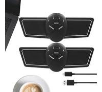 Electronic Muscle Stimulator - 6-Mode Device, Portable Toning Machine | 6 Mode Adjustable Chest Sculpting Trainer Muscle Recovery Device with Electro Pads for Women Men Workout