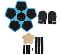 Electronic Music Boxing Machine for Kids Smart Music Boxing Machine for Kids Wall Mounted Boxing Trainer with Gloves (Blue)