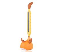 Electronic Musical Instrument, Portable Synthesizer with Adjustable Volume Pitch Electric Guitar Erhu Electronic Guitar Educational Fun for Children, Teens Adults (Orange)