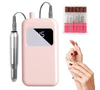 Electronic Nail File - Stable Pocket-Sized Tool, Manicure Nail | Drill Machine for Professionals Mother Girlfriend Salon Home Travel Practice Electric Pedicure Kit Portable Professional