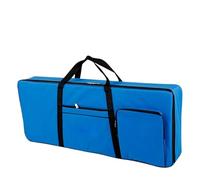 Electronic Organ Piano Cover Padded Case Keyboard Bag Instrument Protective Portable Anti Shock Waterproof 61 Keys(Blue)