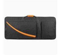 Electronic Organ Piano Cover Padded Case Keyboard Bag Instrument Protective Portable Anti Shock Waterproof Backpack 61 Keys for Digital Electric Piano(Grey)