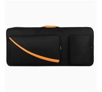 Electronic Organ Piano Cover Padded Case Keyboard Bag Instrument Protective Portable Anti Shock Waterproof Backpack 61 Keys for Digital Electric Piano(Black)