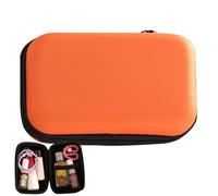 Electronic Organiser, Travel Cable Organiser, Portable Bag for Technological Accessories, Cable Organiser, Organised Electronic Devices, Device Bag, orange, see description, See description