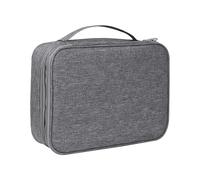 Electronic Organizer - 28x7.5x22cm Electronic Travel Organizer Case | Travel Cord Organizers Case with 3 Compartments | Shockproof Multifunctional Makeup Cosmetic Bag with Zipper for Skin Care