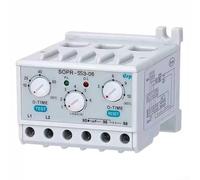 Electronic Overload Relay, SOPR-SS3-220 35mm DIN Rail Motor Protector Thermal Overload Relay with LED Indicators and Fault Detection(380V:5-30A)