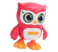 Electronic Owl Toy, Educational Smart Owl Toy Sweet Dance Song for Toddler (Red)