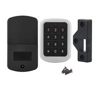 Electronic Password Code Lock, Home Security Cabinet Lock Black Silver - Quick Access, Durable ABS Material, Ideal for Drawer, Wardrobe, File Cabinet