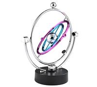 Electronic Perpetual Motion Battery Operated,Kinetic Art Galaxy Planet Balance Mobile Craft Milky Way Celestial Body Kinetic Movement Orbital Art Asteroid(Solar System)