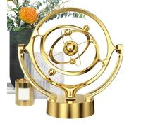 Electronic Perpetual Motion Machine - Fascinating Educational Physics Toy | Newtons Cradle with Rotating Magnetic Rocker | Kids Science Learning & Desk Decorations, USB or Battery Powered Smooth