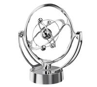Electronic Perpetual Motion Machine - Fascinating Educational Physics Toy | Newtons Cradle with Rotating Magnetic Rocker | Kids Science Learning & Desk Decorations, USB or Battery Powered Smooth