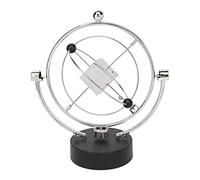 Electronic Perpetual Motion Toy Magnetic Celestial Body Orbit Revolving Model Three Dimensional Smooth Moving Science Learning Desk Ornament for Office Home Decoration Plastic