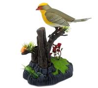 Electronic Pet Bird - Chirping Pen Organizer - Decorative Movable Pet Bird for School Easter Kids Adults Living Room Kitchen Bedroom Christmas Decoration