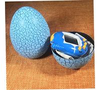 Electronic Pet Game Machine Mini Handheld Game Console Cracked Egg Digital Virtual Pet Toys Blue Kids Indoor Toy