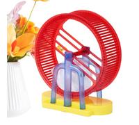 Electronic Pets - Electronic Animal Toys Hamster - Fake Plush Bunny Model with Stand Exercise Wheel Game Cat Dog Entertainment for Child Girl Boy Birthday