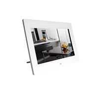 Electronic Photo Album, Photo Frame, High-Definition Household 7 Inch 8 Inch 10 Inch 15 Inch Multifunctional Photo Video Player Photo Frame Display Stand Advert,White-7inchs