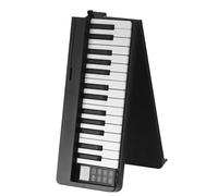 Electronic Piano 61 Key Foldable Electronic Piano Portable Playable Adult Practice Instrument(Black)