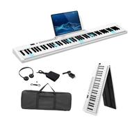 Electronic Piano 88 Key Folding Semi Weighted Standard Keyboards Digital Electronic Piano Easy To Play