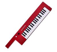 Electronic Piano Beginner 37 Keys Musical Keyboard Synthesizer Portable Electronic Pianos Durable(Red)