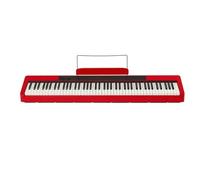 Electronic Piano Heavy Hammer Electric Piano 88 Key Professional Portable Adult Beginner Keyboard Instruments(Red)