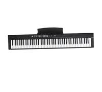 Electronic Piano Instruments 88 Key Electronic Piano Portable Professional Adult Beginner Keyboard Instruments Music Synthesizer(Black)