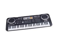 Electronic Piano Instruments Black Keyboard 61 Keys Digital Electronic Piano Musical Instrument(Black EU)