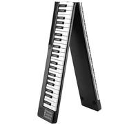 Electronic Piano Instruments Portable 88 Keys Foldable Digital Multifunctional Electronic Keyboard Piano For Musical Instrument(US black)