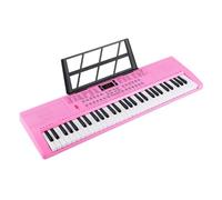 electronic Piano Keyboard Musical Keyboard Professional Controller Electronic Piano Music Synthesizer Digital 61 Keys Organ Instruments Pink (Color : Pink)