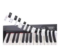 Electronic Piano Keyboard Stickers Removable Piano Keyboard Note Labels