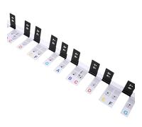 Electronic Piano Keyboard Stickers Removable Piano Keyboard Note Labels Notes Guide for Beginners Student Electronic Note Stickers