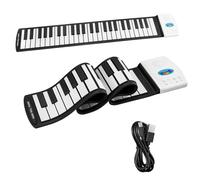 Electronic Piano Profession Portable 49 Key Silicone Roll Up Piano Foldable Rechargeable Perfect