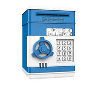 Electronic Piggy Bank ATM Password Money Cash Coins Saving Box Auto Scroll Paper Counts Your Safe for Kids Boys Girls