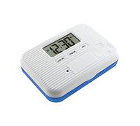 Electronic Pill Organizer with Alarm & LCD Display - 6 Compartment Portable Pill Box Timer
