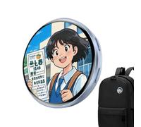 Electronic Pin Badge - IPS HD Touch Screen Rechargeable LED Digital Badge for Photo and Video Display | For Parties, Travel, Holidays, Conventions, Fandoms, Collectors