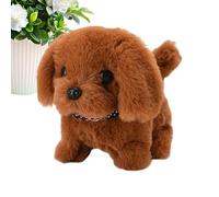 Electronic Plush Puppy - Realistic Robot Dog Toy, Interactive Walking Barking Simulation, Soft Stuffed Animals Figure, Cute Nursery Decor Companion Playset | for Boys Girls