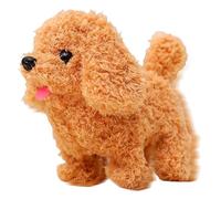 Electronic Plush Puppy Toys - Realistic Robot Dog Walking, Barking And Wagping | Interactive Simulation Pet Toys For Kids | Battery Powered Plush Toy Gift For Boys, May